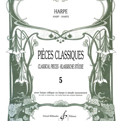 Pieces Classiques Pour Harpe Celtique Cahier 5