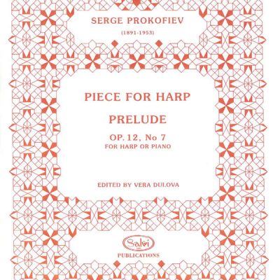 Piece For Harp Prelude in C, Op. 12, No. 7 (For Harp or Piano)