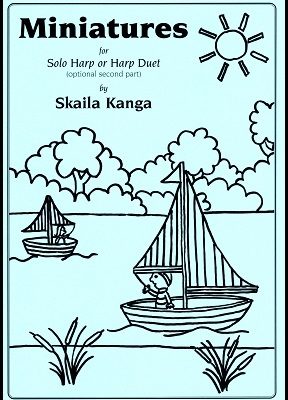 Miniatures for Solo Harp of Harp Duet (Optional second part)
