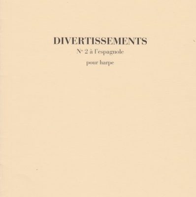 Divertissements No.2 a l'espagnole