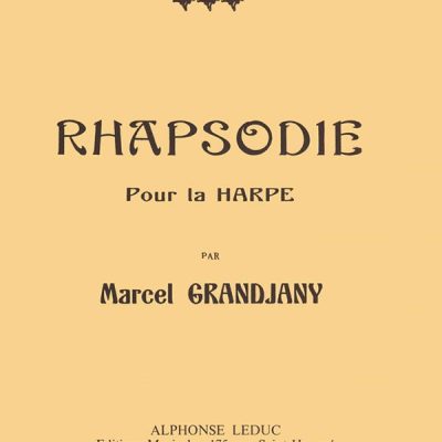 Rhapsodie Pour La Harpe